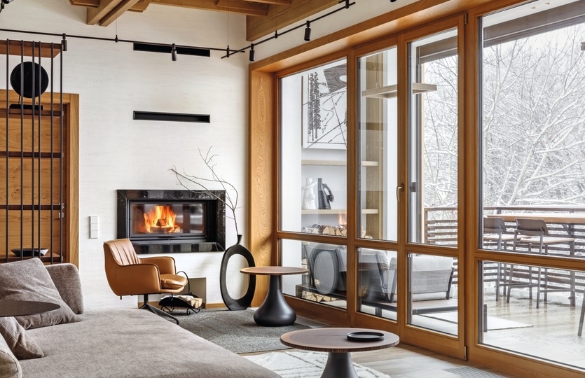 Квартира с атмосферой загородного дома на Красной Поляне