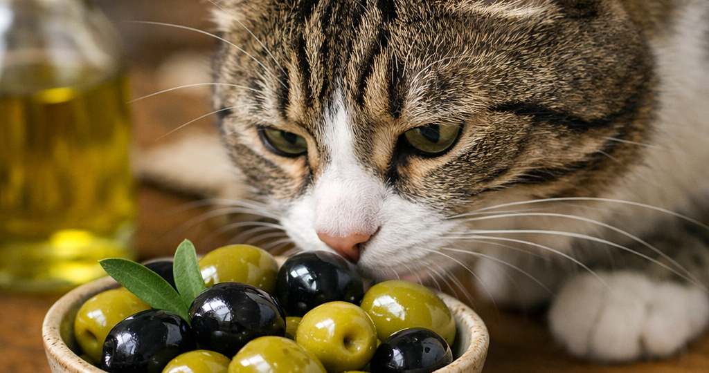 Почему кошек привлекают оливки и можно ли их вообще есть?