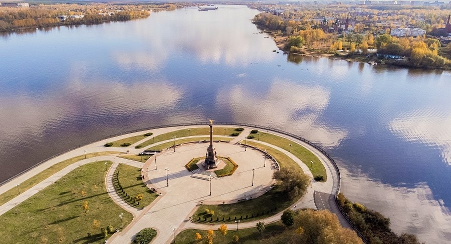 Парк «Стрелка» — визитная карточка Ярославля