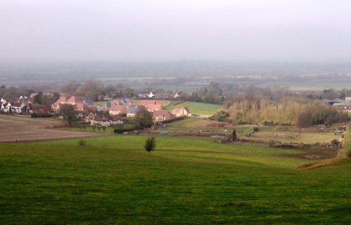 Небольшая деревня Уффингтон, недалеко от которой находится загадочный рисунок. Фото: natatea.livejournal.com