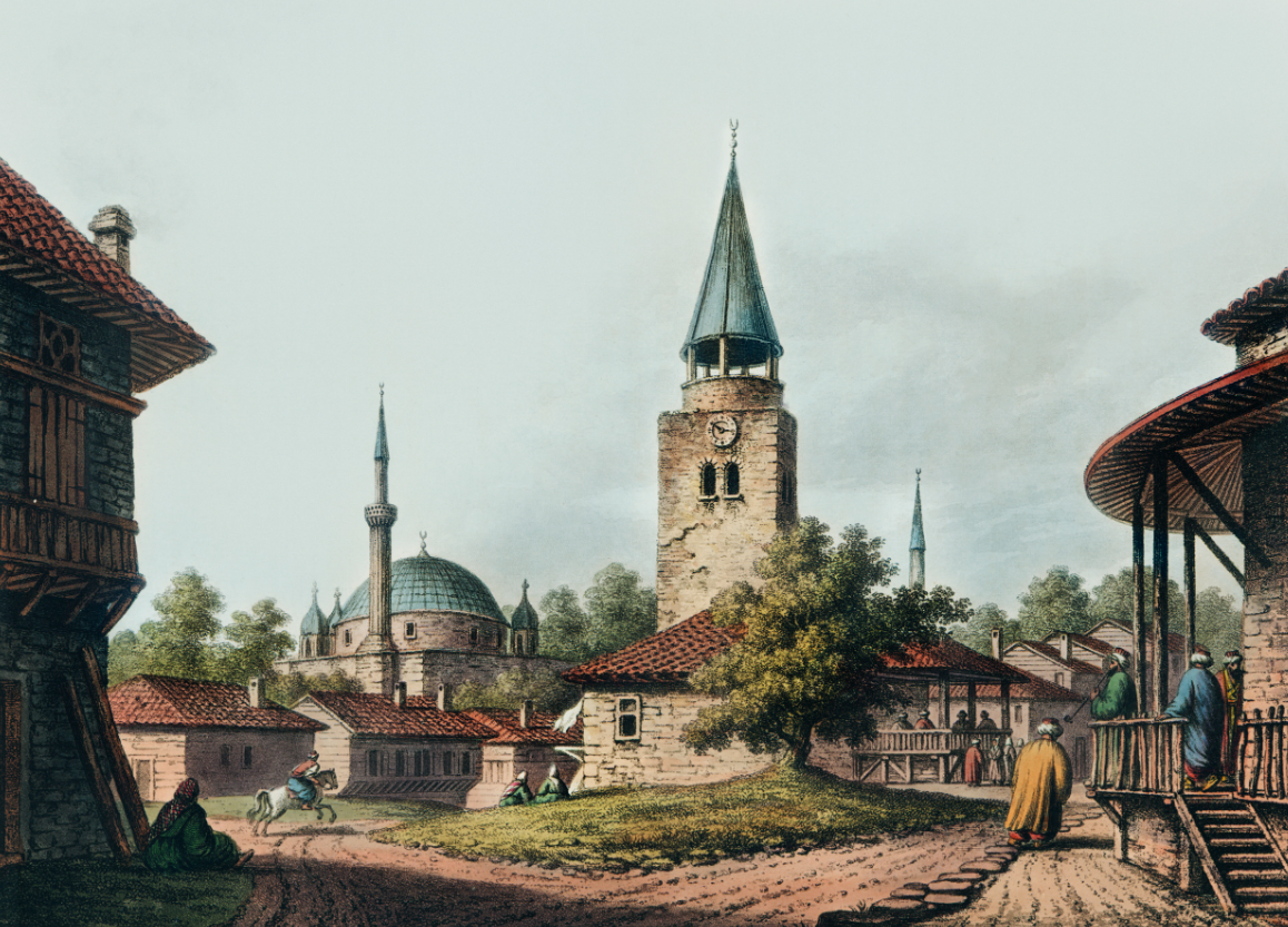 Каскерат из книги «Виды Османских владений в Европе, Азии и на некоторых островах Средиземного моря» (1810), иллюстрированной Луиджи Майером (1755–1803).