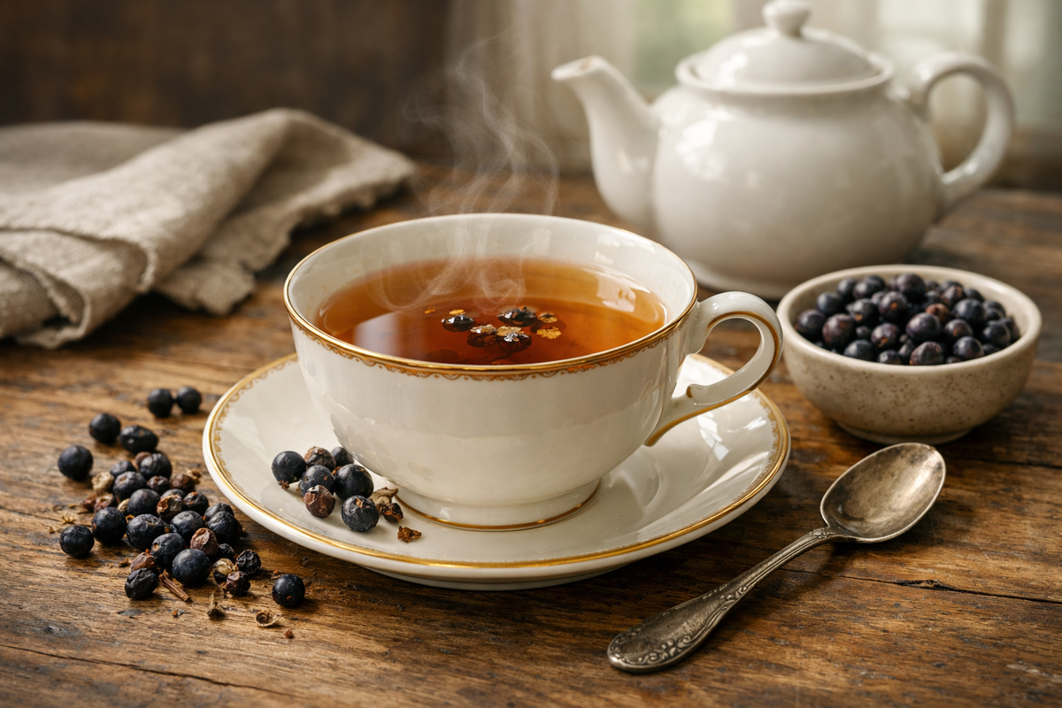 Чай с можжевельником 