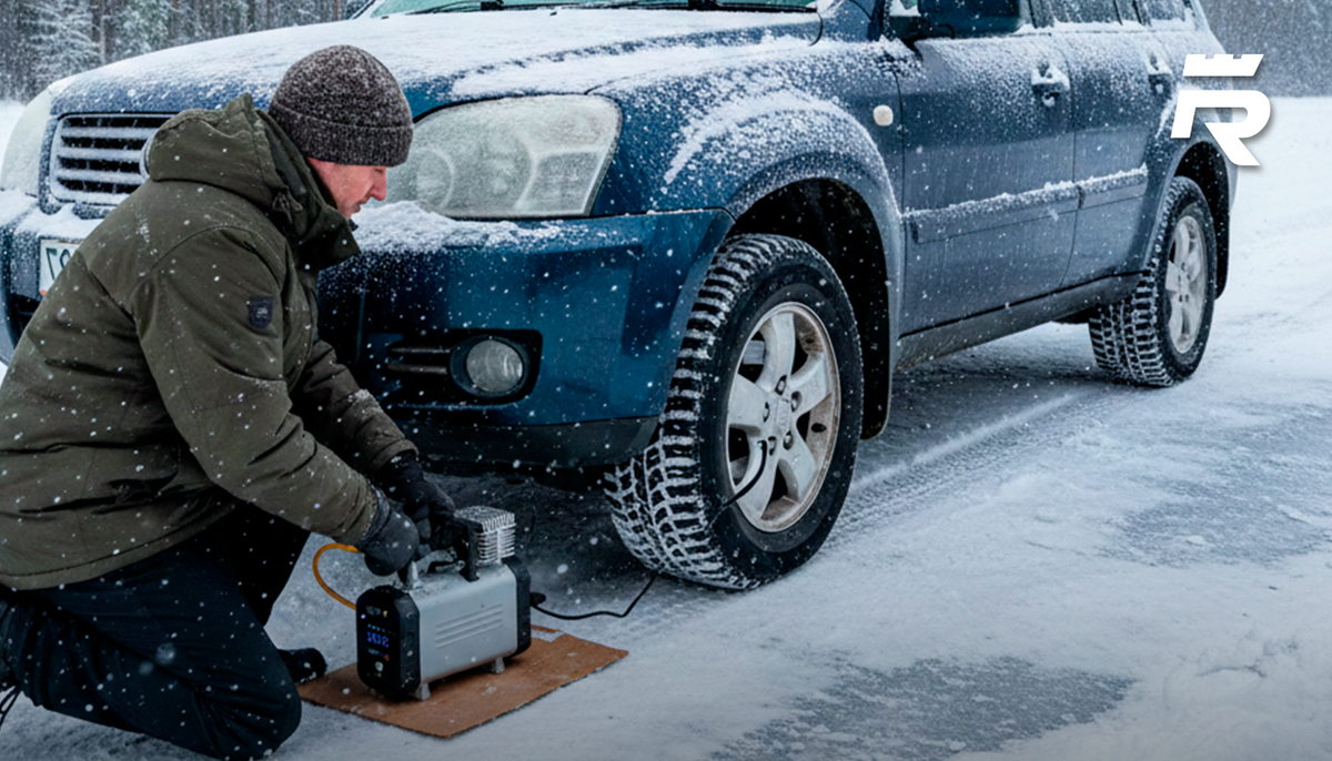 Как часто подкачивать шины зимой