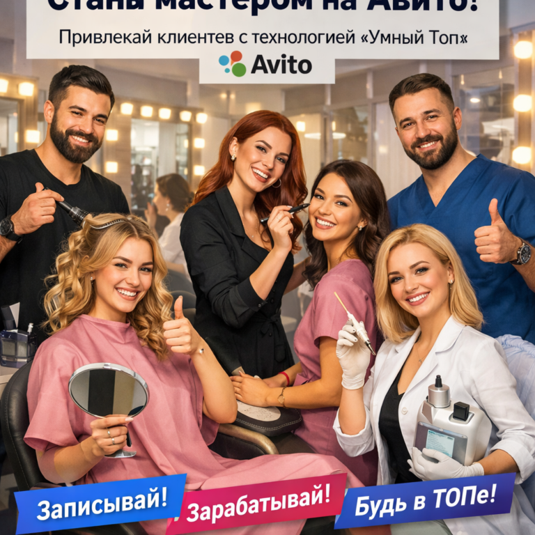    Как победить в бьюти-конкуренции: секреты успеха на Авито с технологией «Умный Топ» и ИИ-Администратором admin