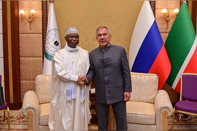    Минниханов встречался с генеральным секретарем ОИС. Фото: пресс-служба раиса РТ