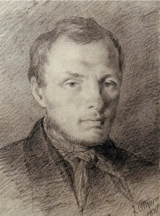 Карандашный набросок К.А. Трутовского. 1847 год