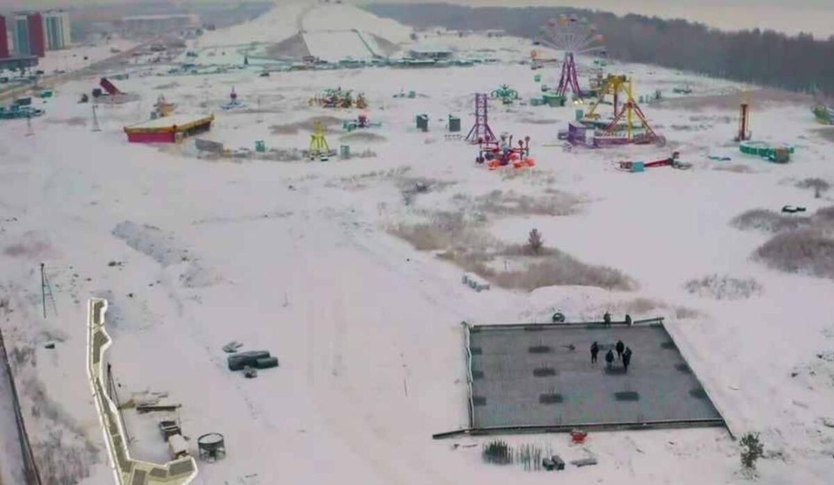     Начало строительства аквапарка. Источник: chel.kp.ru Автор фото: Скрин видео телеграм-канала АПРИ