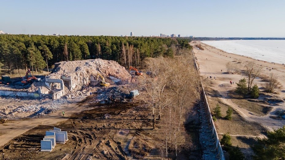    Реконструкция корпуса 3 санатория "Сестрорецкий курорт" Автор фото: Ермохин Сергей