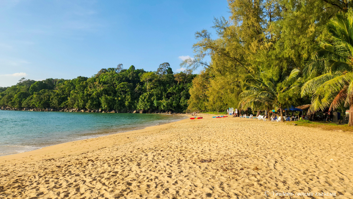 Северная окраина пляжа Клонг Ри Ан