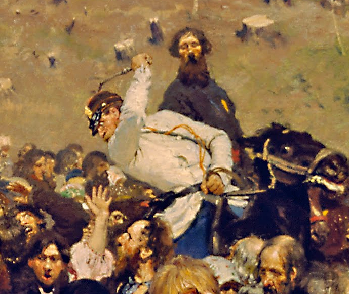 Репин И.Е. «Крестный ход в Курской губернии» (1883)