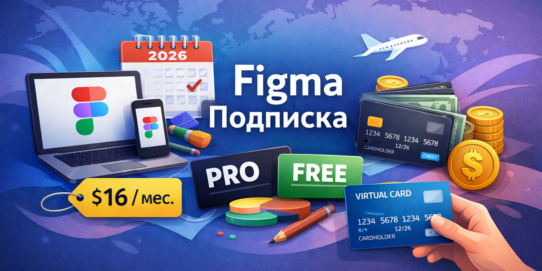 Как купить и оплатить подписку Figma из России в 2026 году