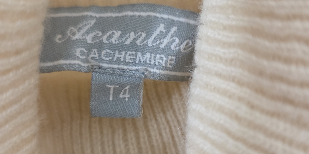 Реставрация кашемирового свитера из секонд хенда.