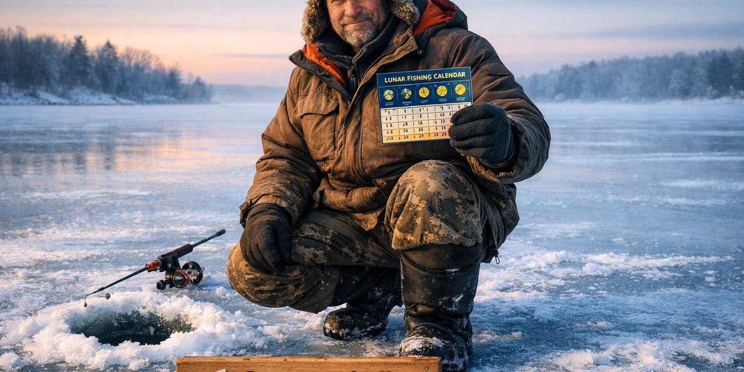 Лунный календарь клева: как использовать перед рыбалкой 🌙🎣❄️