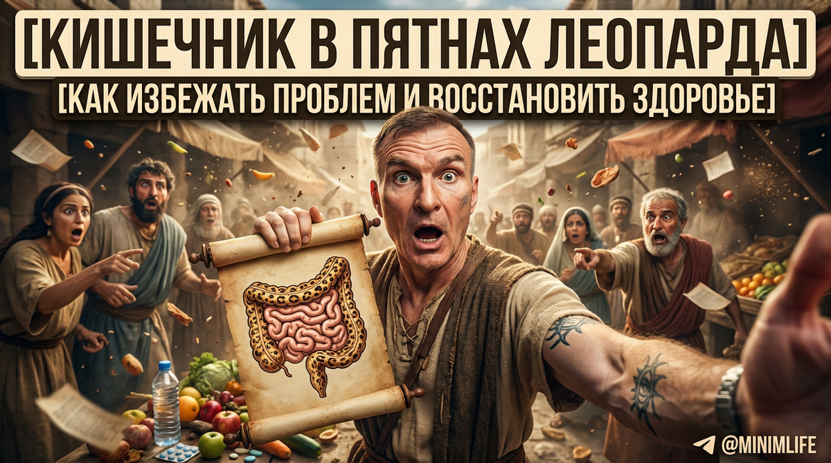 Кишечник «в пятнах леопарда»: как привычка «чистить организм» превращает его в свалку