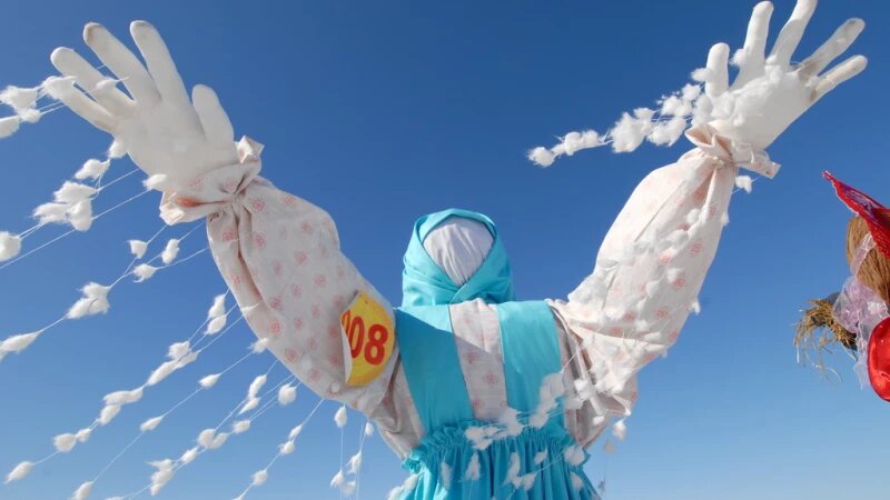     На "Сибирской масленице" выбрали лучшее чучело. Анна Зайкова, altapress.ru