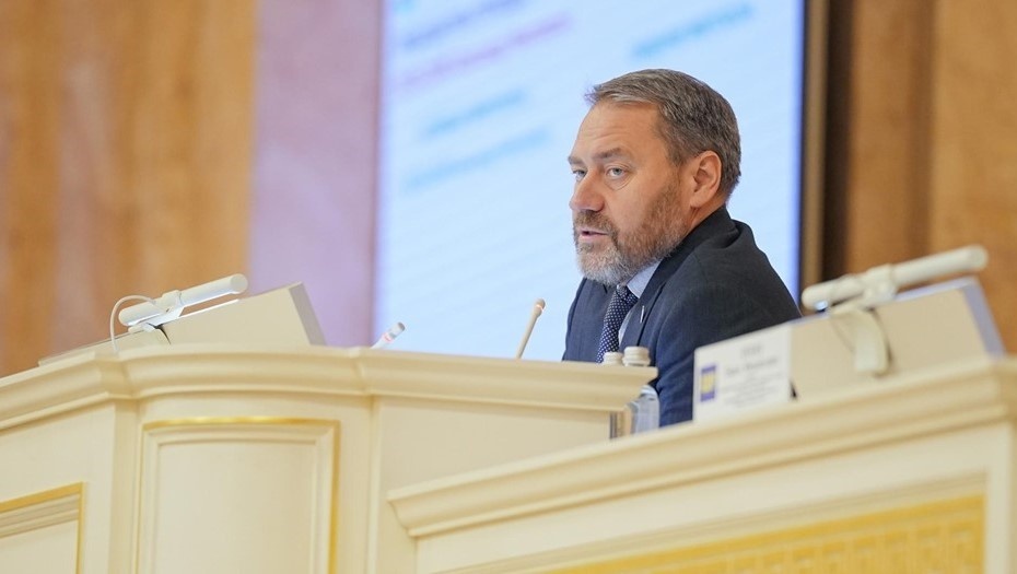 Автор фото: Пресс-служба ЗакСа Петербурга. Председатель Законодательного собрания Санкт-Петербурга (ЗакС) Александр Бельский.