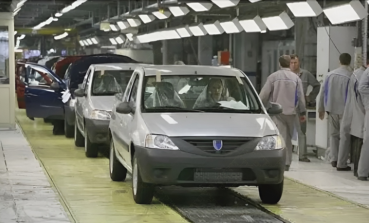 Производство Dacia Logan в Румынии