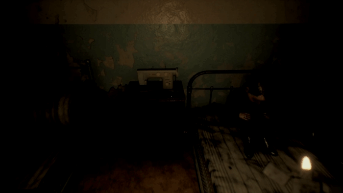 Gif картинка "Ребёнок показывает на выход"