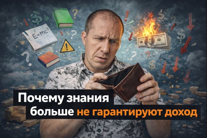 Почему знания больше не гарантируют доход