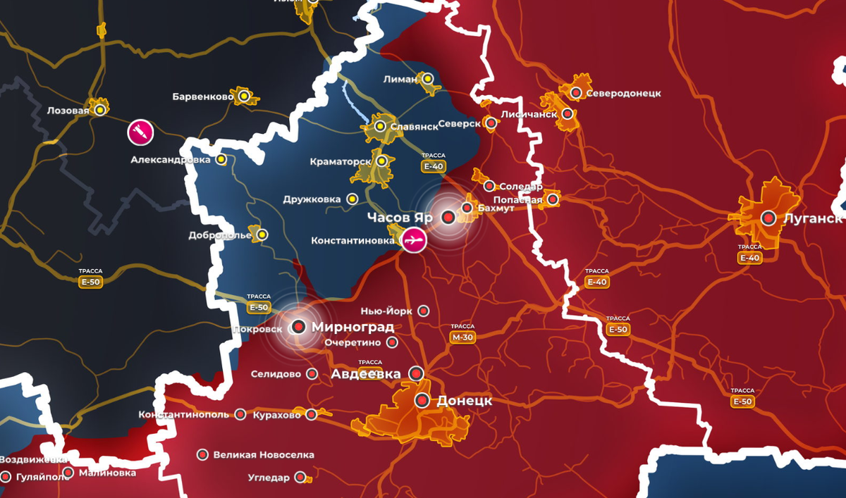 Карта СВО (ДНР) 28.01.2026. 