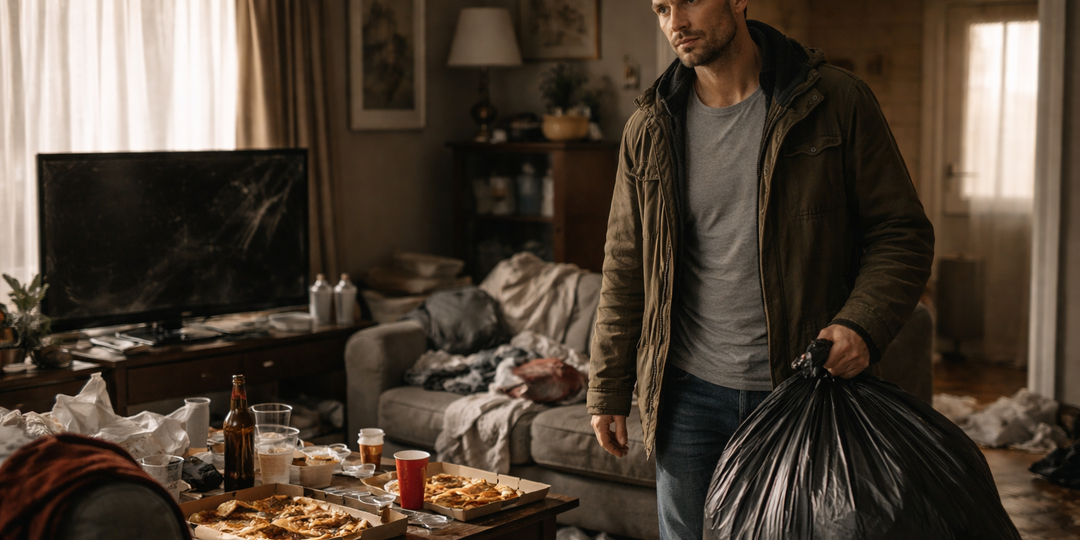 Вернулся из командировки — а дома свалка и жена на диване: дальше стало только жестче