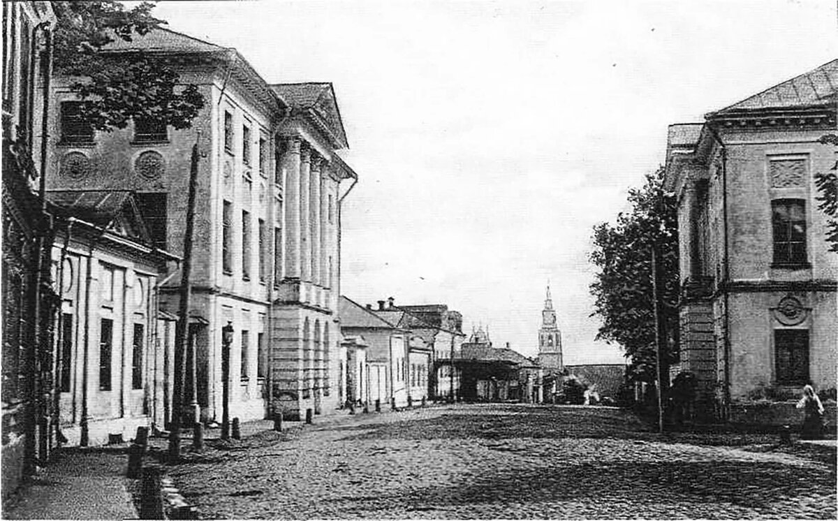 Улица Воскресенская, фото 1908 года.