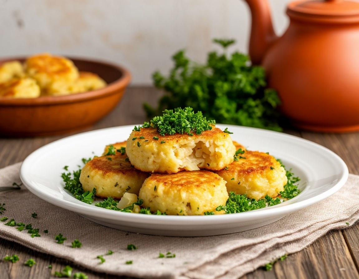 Зразы картофельные с капустой