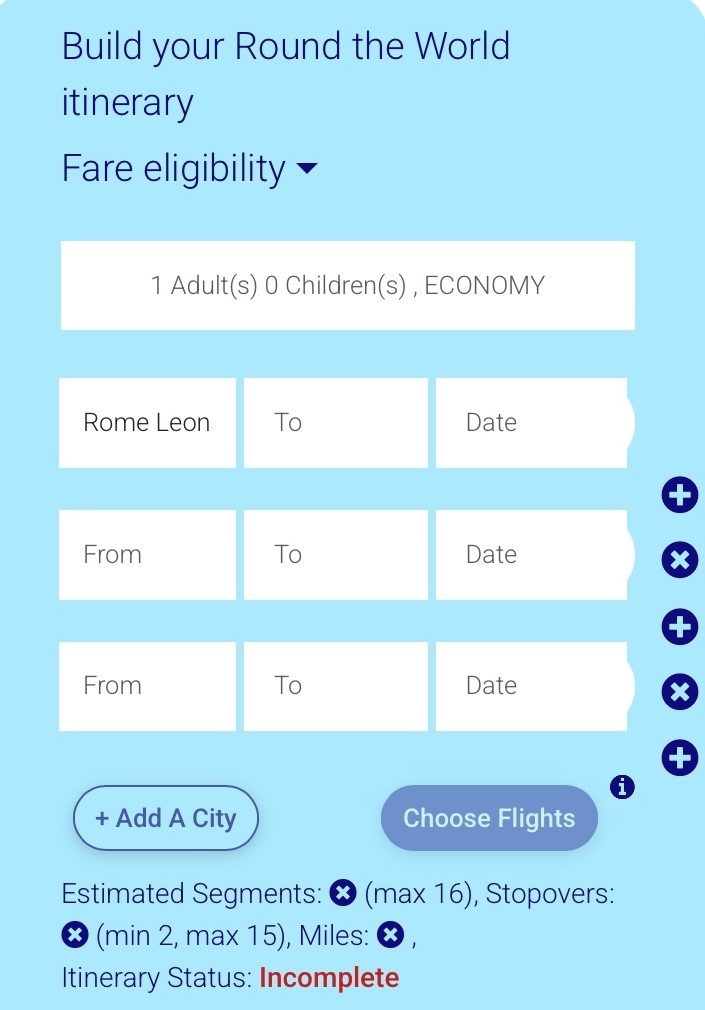 Скриншот с сайта oneworld