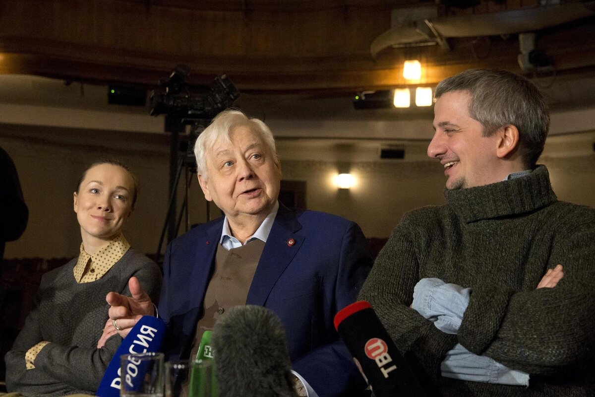 Константин Богомолов, Олег Табаков, Дарья Мороз / Фото: Legion-Media