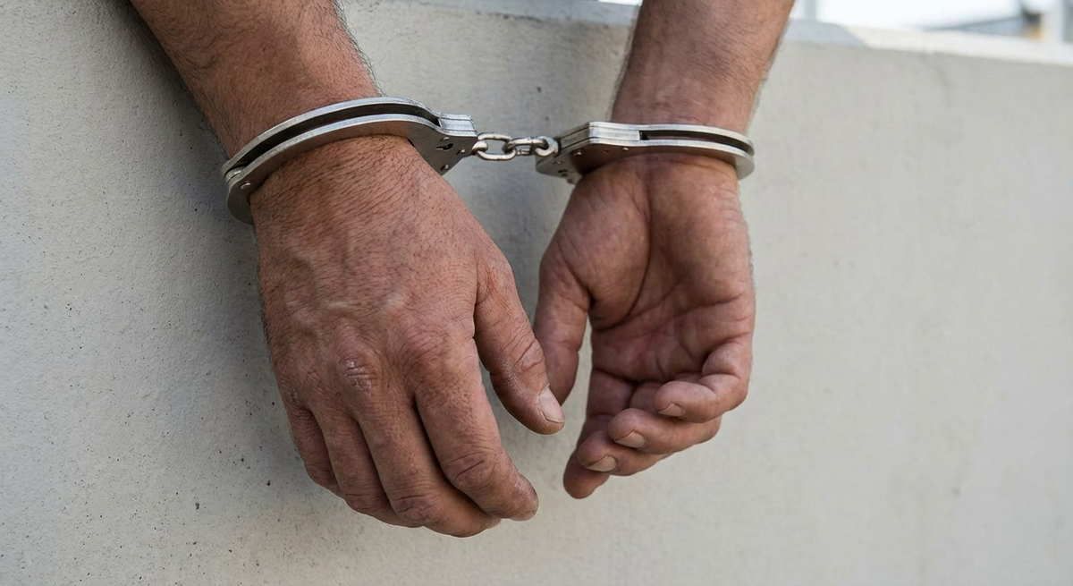 Задержанный работал в компании, специализирующейся на стирке одежды для курсантов военных учебных заведений. Фото: нейросеть