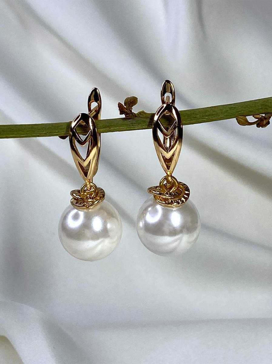 Серьги с Жемчугом от Азимут Декор.