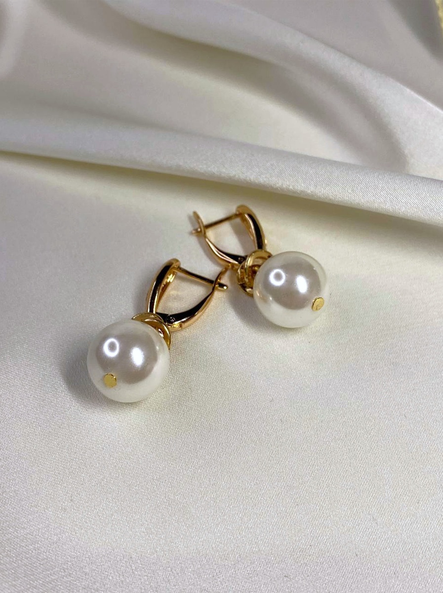 Серьги с Жемчугом от Азимут Декор.