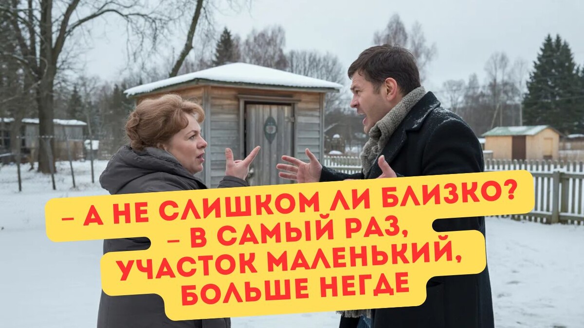 Как женщина пыталась победить соседский септик
