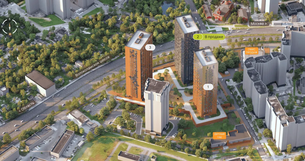 Как будет выглядеть комплекс. С сайта застройщика