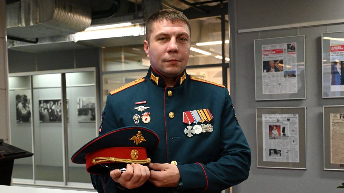    Иван Лексин в редакции «Вечерней Москвы» / Фото: Мария Хапцова / Вечерняя Москва