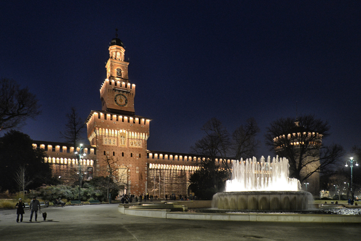 Милан. Замок Сфорца. Фотография Александра Новикова. 2019