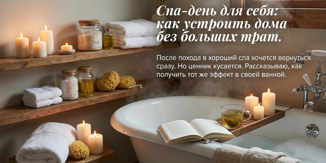 Спа-день для себя: как устроить дома без больших трат