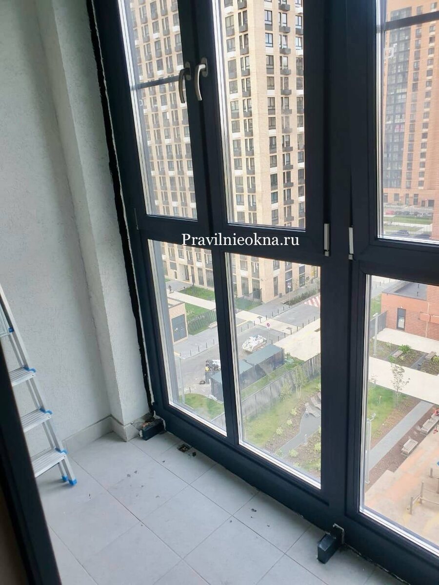 Замена холодного остекления на теплое. Малая Очаковская 6. 