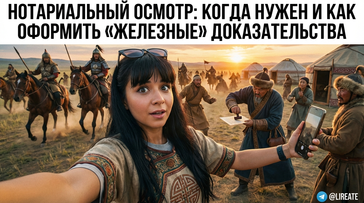    Нотариальный осмотр: оформление доказательств Лирейт