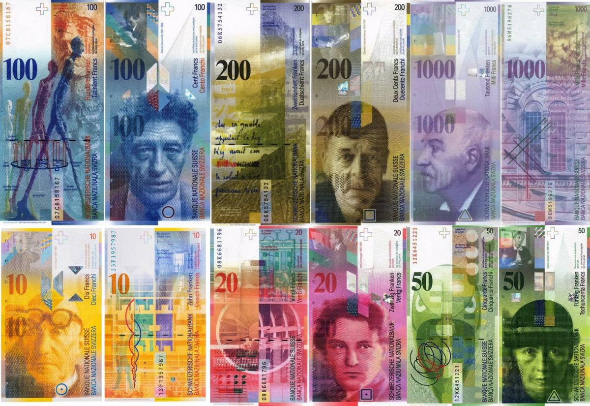 Образцы банкнот 8 серии выпуска