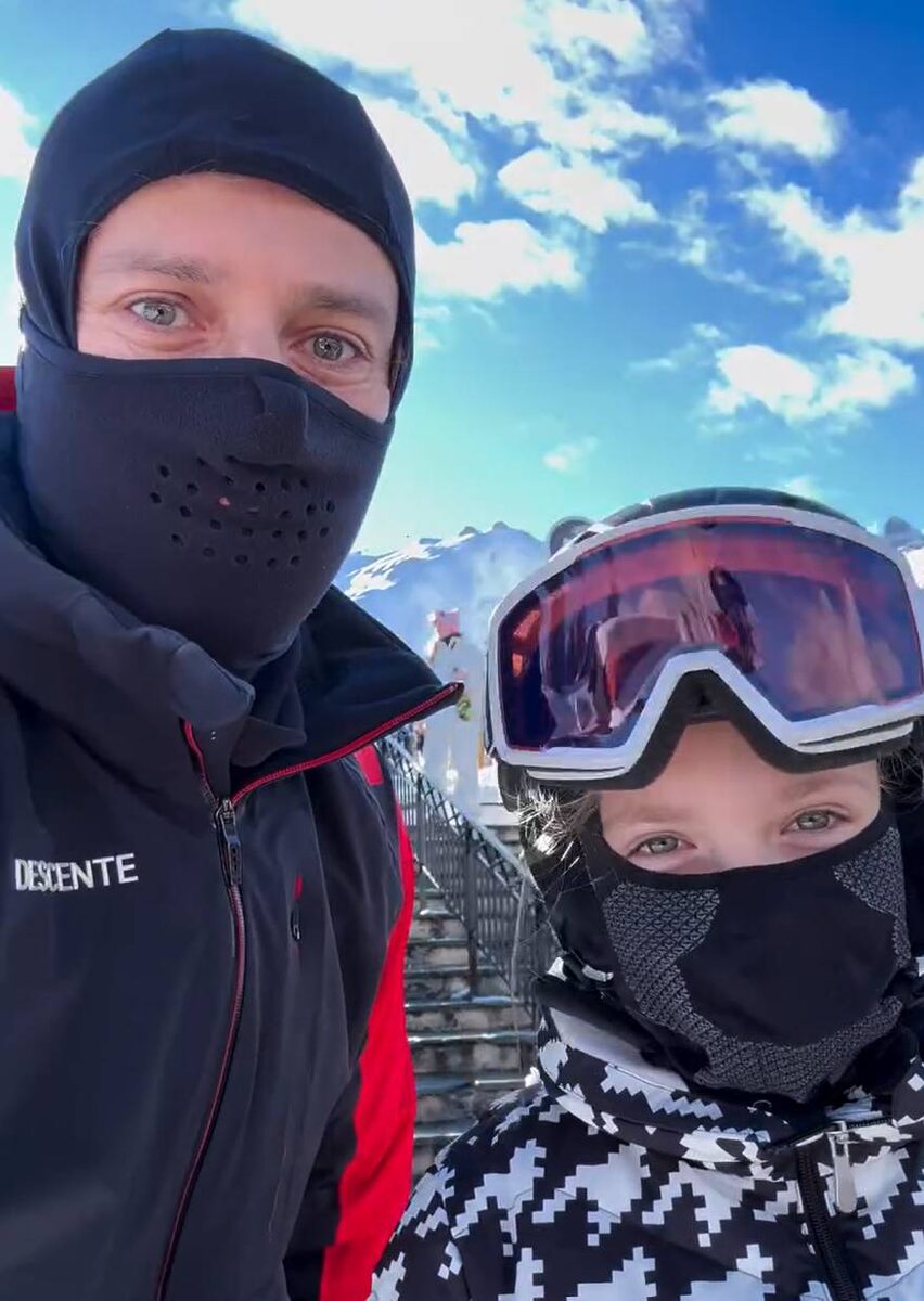    Максим Галкин с дочерью Лизой в КуршевелеСоцсети Максима Галкина