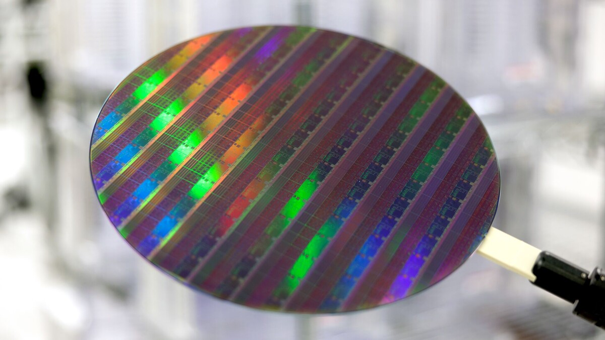 Полупроводниковая пластина с чипами. Изображение: ©ASML