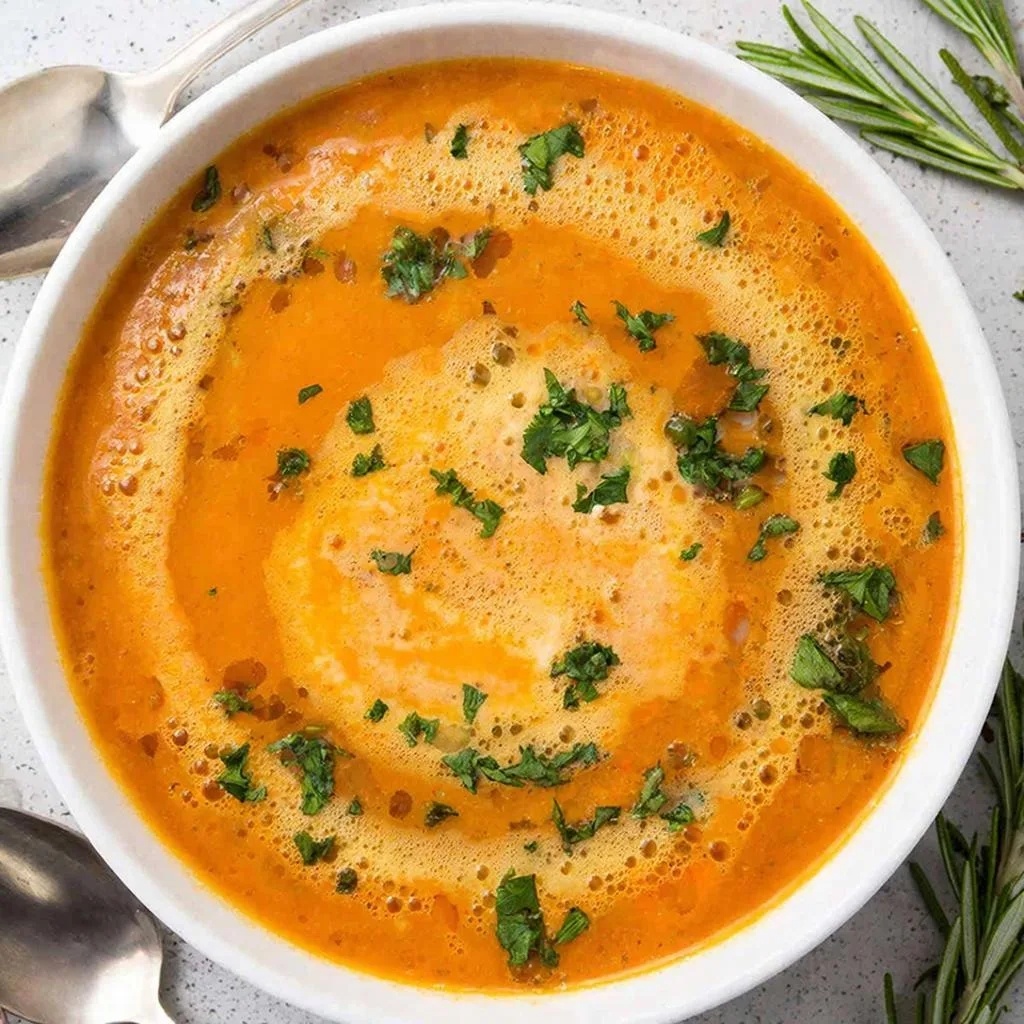 Морковный суп-залог здоровья.