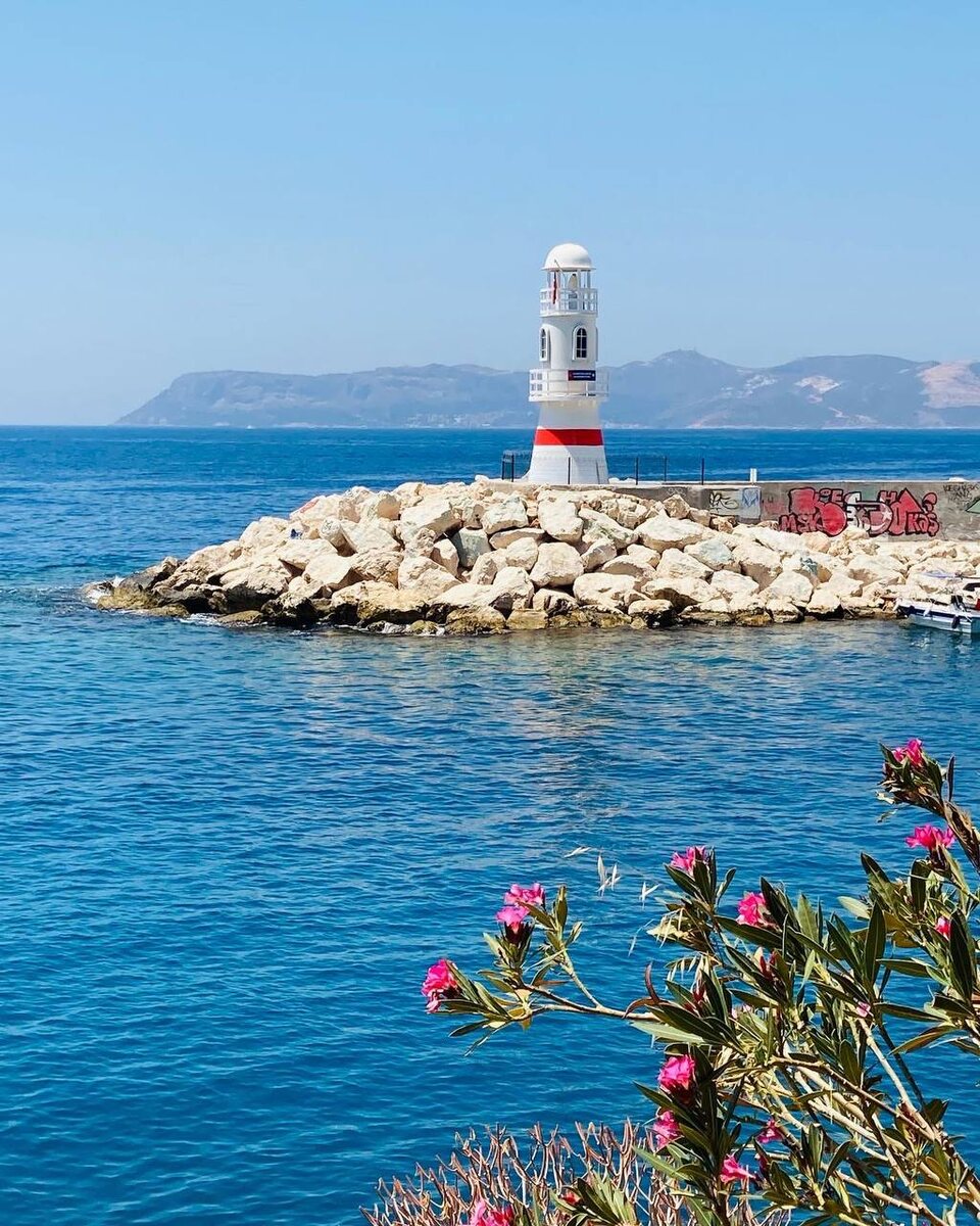 Маяк, город Каш, Турция