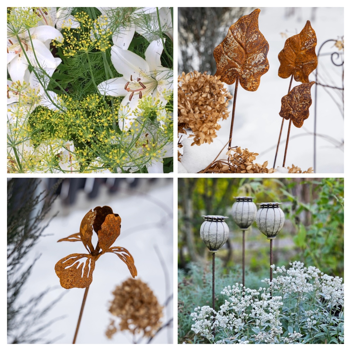 Коллаж из интернет-фото. Очень нравится подобный "растительный" декор. Правда, обычно он и по цене "кусается"((