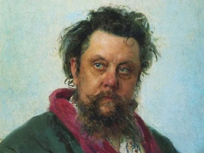 Фрагмент портрета М.Мусоргского кисти И. Репина