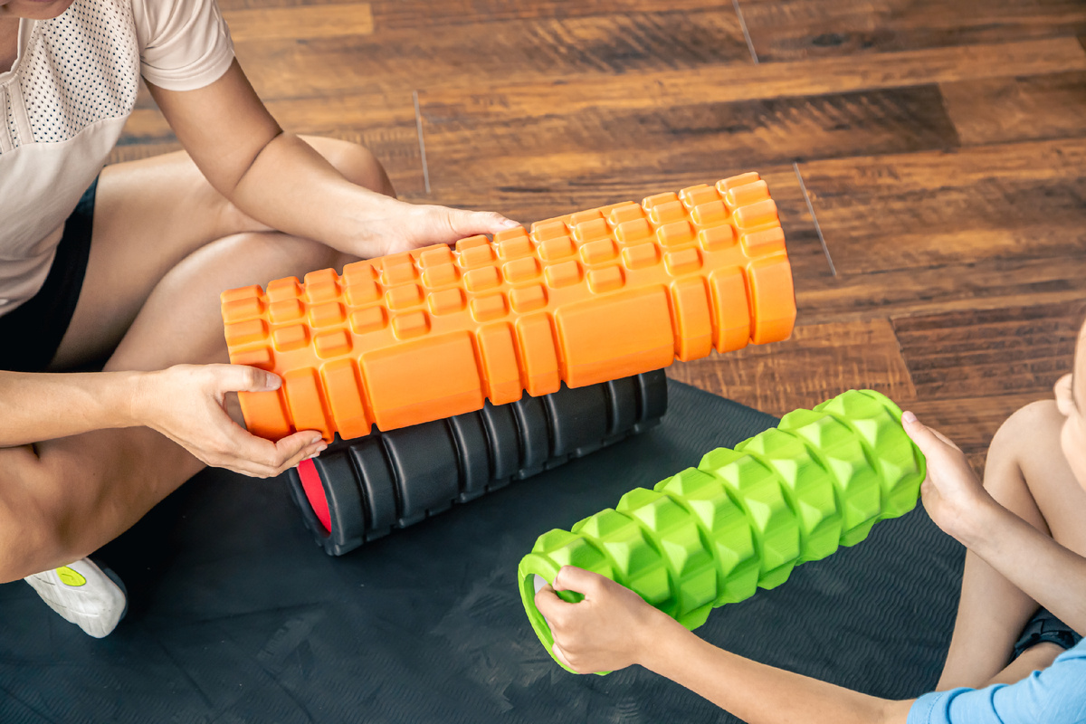 Массажный впененный ролл для проработки мышц