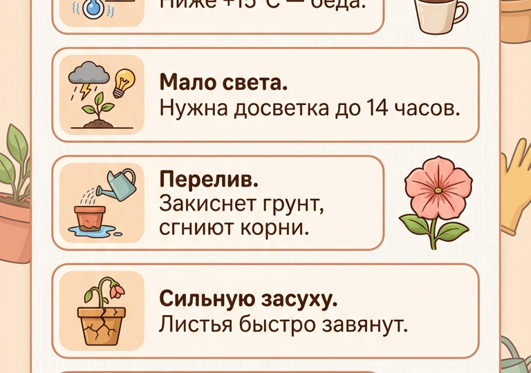 Растим рассаду петунии правильно!