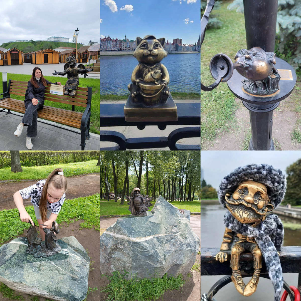 Фигурки-талисманы городов России