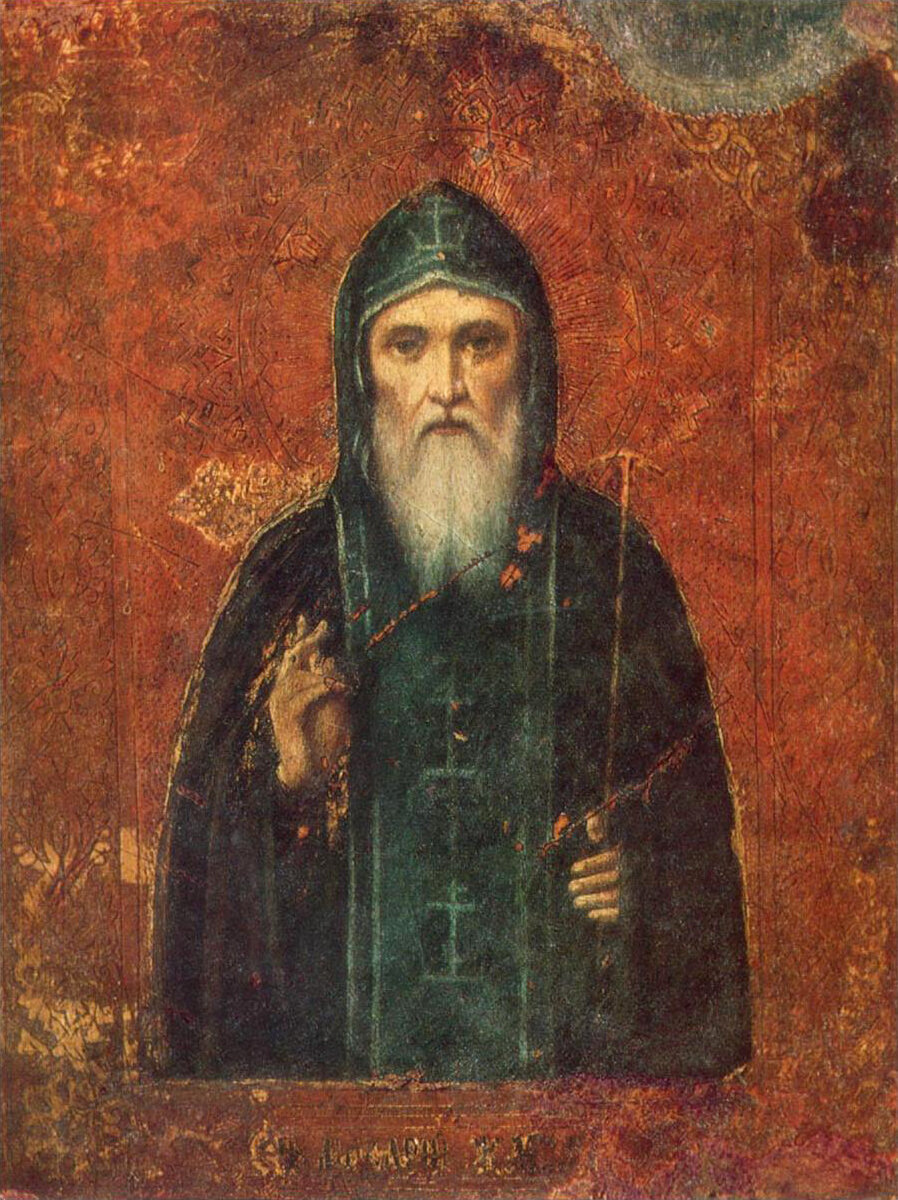 Преподобный Макарий Жабынский. Икона.